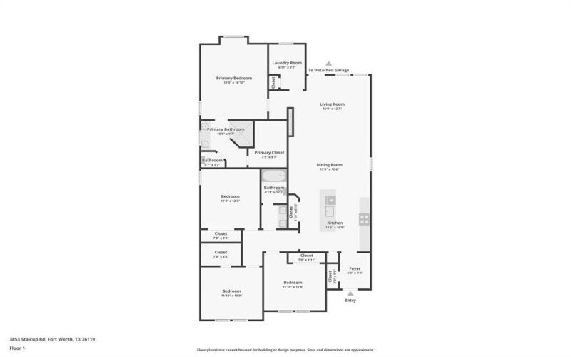 3853 Stalcup Road, Fort Worth, TX 76119, 4 Habitaciones Habitaciones , ,2 BañosBaños,Residential,En Venta,3853 Stalcup Road,20811543