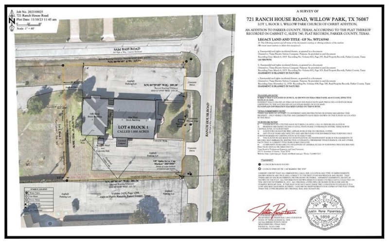 721 Ranch House Road, Willow Park, TX 76087, ,Commercial Sale,For Sale,721 Ranch House Road,20846591
