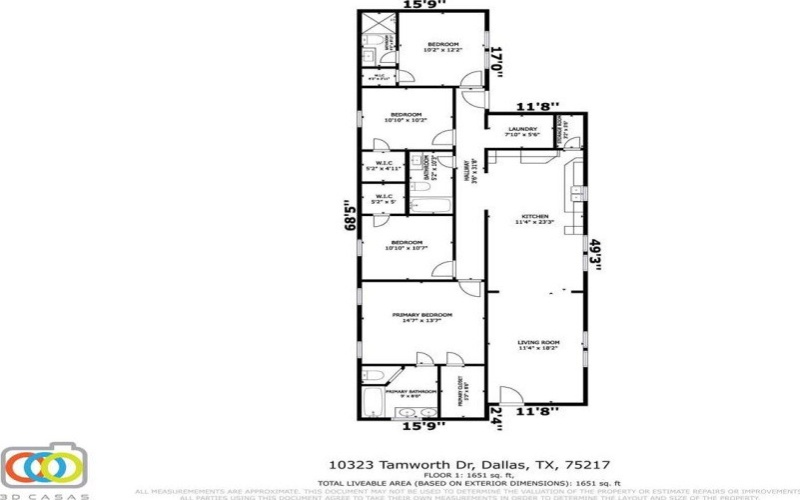 10323 Tamworth Drive, Dallas, TX 75217, 4 Bedrooms Bedrooms, ,3 BathroomsBathrooms,Residential,For Sale,10323 Tamworth Drive,20846602