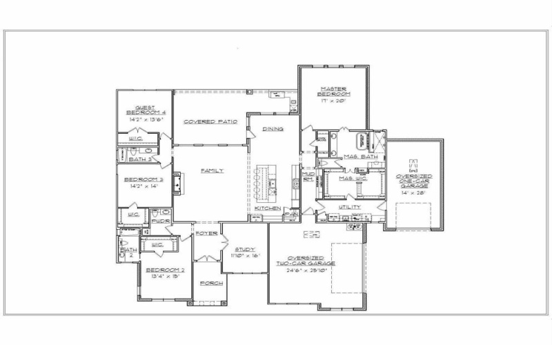 1706 Scarborough Drive, Arlington, TX 76001, 4 Bedrooms Bedrooms, ,3 BathroomsBathrooms,Residential,For Sale,1706 Scarborough Drive,20850807
