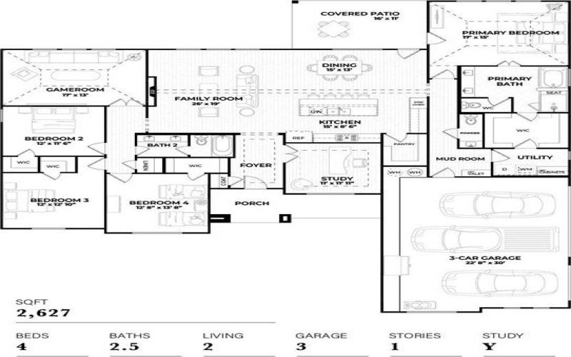174 Fan Mill Trail, Weatherford, TX 76085, 4 Bedrooms Bedrooms, ,2 BathroomsBathrooms,Residential,For Sale,174 Fan Mill Trail,20850939