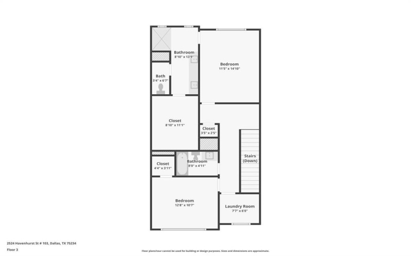 2524 Havenhurst Street #103, Farmers Branch, TX 75234, 3 Habitaciones Habitaciones , ,3 BañosBaños,Residential,En Venta,2524 Havenhurst Street,20865361