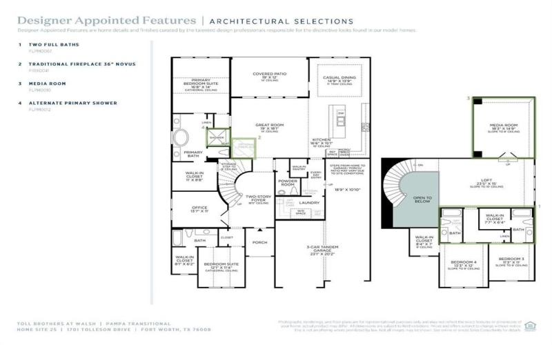 1701 Tolleson, Fort Worth, TX 76008, 4 Habitaciones Habitaciones , ,5 BañosBaños,Residential,En Venta,1701 Tolleson,20880348