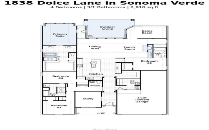 1838 Dolce Lane, McLendon Chisholm, TX 75032, 4 Habitaciones Habitaciones , ,3 BañosBaños,Residential,En Venta,1838 Dolce Lane,20881529