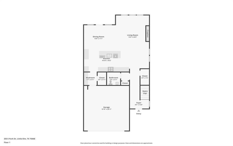 203 E Park Street, Little Elm, TX 75068, 3 Habitaciones Habitaciones , ,2 BañosBaños,Residential,En Venta,203 E Park Street,20889482