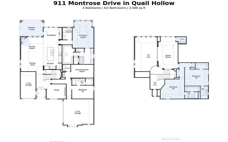 911 Montrose Drive, Rockwall, TX 75087, 4 Habitaciones Habitaciones , ,5 BañosBaños,Residential,En Venta,911 Montrose Drive,20894749