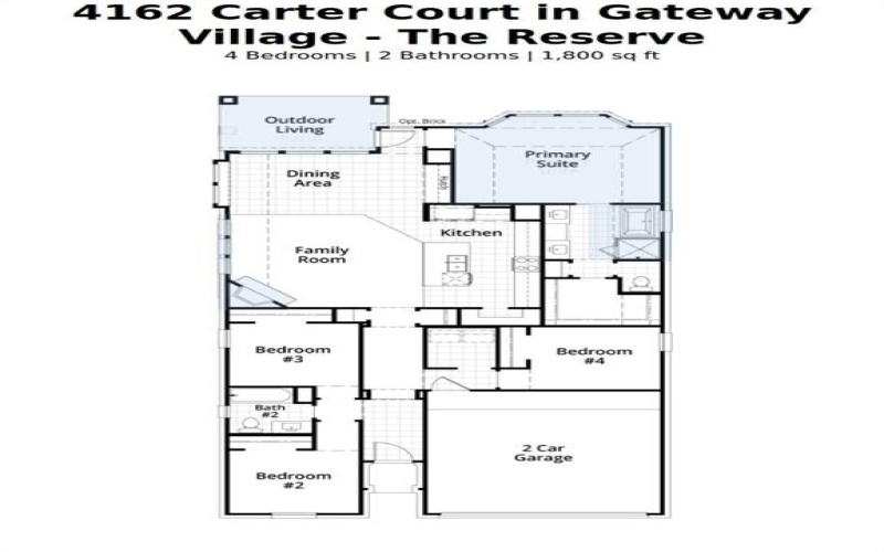 4162 Carter Court, Denison, TX 75020, 4 Habitaciones Habitaciones , ,2 BañosBaños,Residential,En Venta,4162 Carter Court,20895317