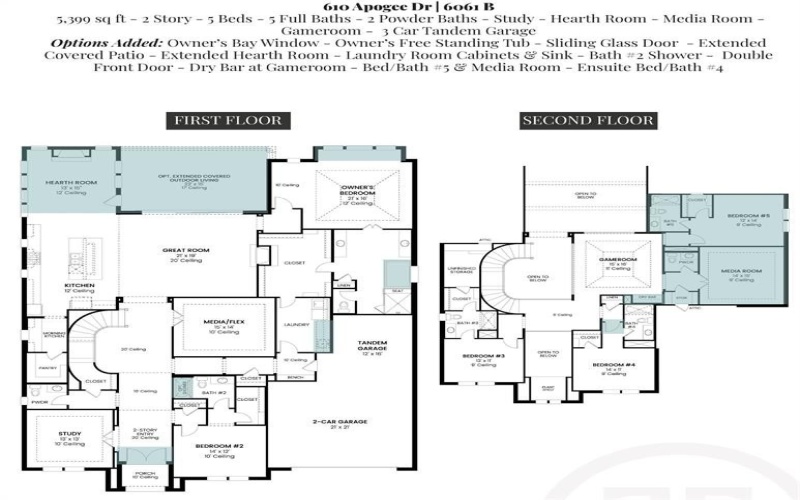 610 Apogee Drive, Prosper, TX 75078, 5 Habitaciones Habitaciones , ,6 BañosBaños,Residential,En Venta,610 Apogee Drive,20901851