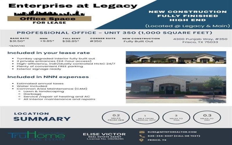 4300 Punjab Way #350, Frisco, TX 75033, ,Otro,En Venta,4300 Punjab Way,20904602