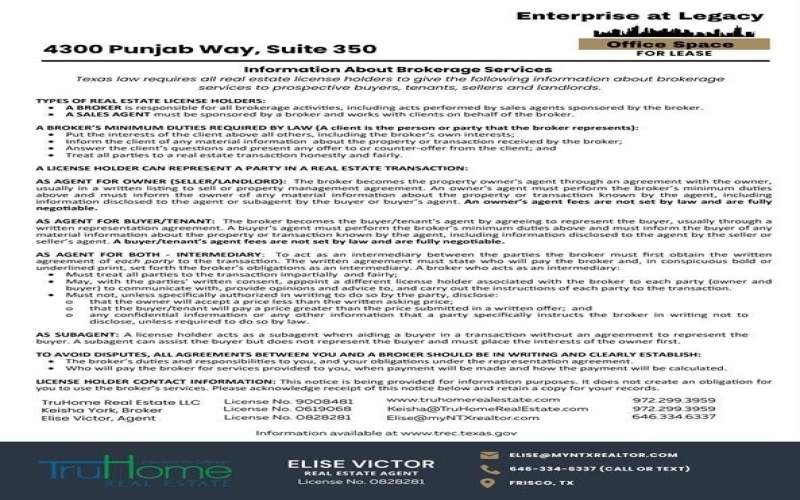 4300 Punjab Way #350, Frisco, TX 75033, ,Otro,En Venta,4300 Punjab Way,20904602
