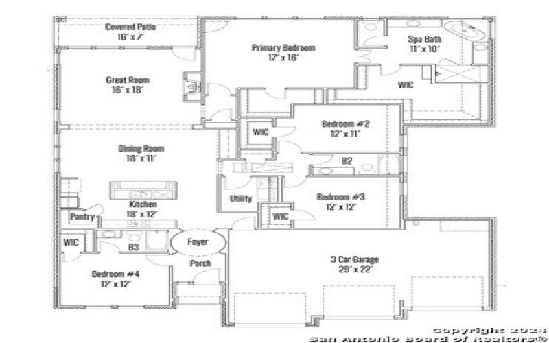 3030 Agar Park, Bulverde, TX 78163, 4 Habitaciones Habitaciones , ,3 BañosBaños,Residential,En Venta,3030 Agar Park,1829877
