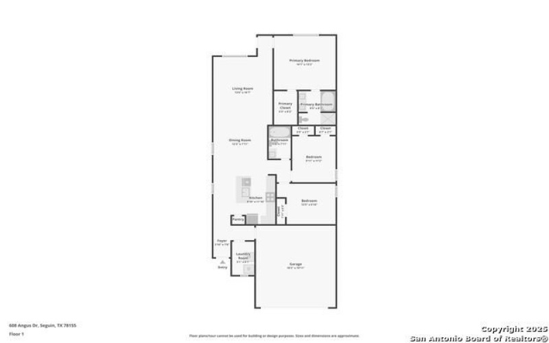 608 Angus, Seguin, TX 78155, 3 Bedrooms Bedrooms, ,2 BathroomsBathrooms,Residential,For Sale,608 Angus,1853194
