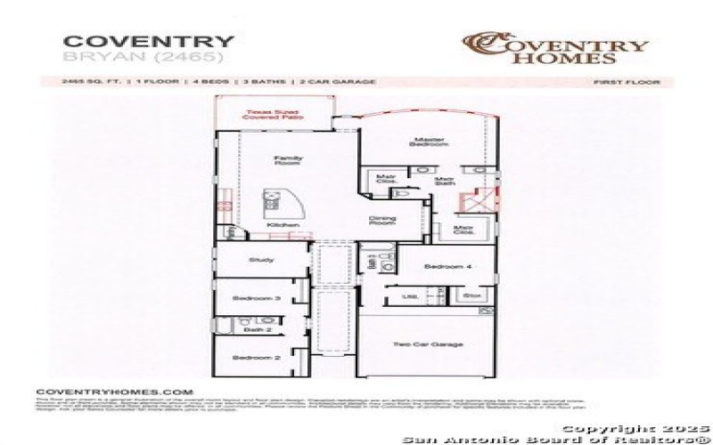 2907 Eagle Rise, San Antonio, TX 78245, 4 Bedrooms Bedrooms, ,3 BathroomsBathrooms,Residential,For Sale,2907 Eagle Rise,1859333