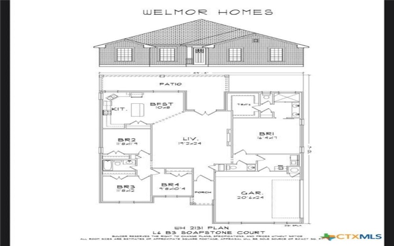 7720 Soapstone Court, Temple, TX 76502, 4 Bedrooms Bedrooms, ,2 BathroomsBathrooms,Residential,For Sale,7720 Soapstone Court,559765