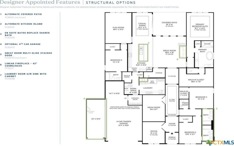 28706 Estin Height, San Antonio, TX 78260, 4 Bedrooms Bedrooms, ,5 BathroomsBathrooms,Residential,For Sale,28706 Estin Height,564540