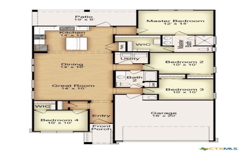 7813 Smoke Creek Lane, Temple, TX 76502, 3 Habitaciones Habitaciones , ,2 BañosBaños,Residential,En Venta,7813 Smoke Creek Lane,573309