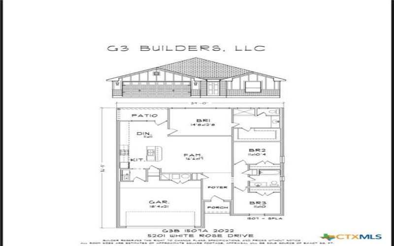 5201 White Rose Drive, Killeen, TX 76542, 3 Bedrooms Bedrooms, ,2 BathroomsBathrooms,Residential,For Sale,5201 White Rose Drive,573688