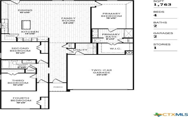 3817 Poteet Court, Temple, TX 76504, 4 Habitaciones Habitaciones , ,2 BañosBaños,Residential,En Venta,3817 Poteet Court,577074