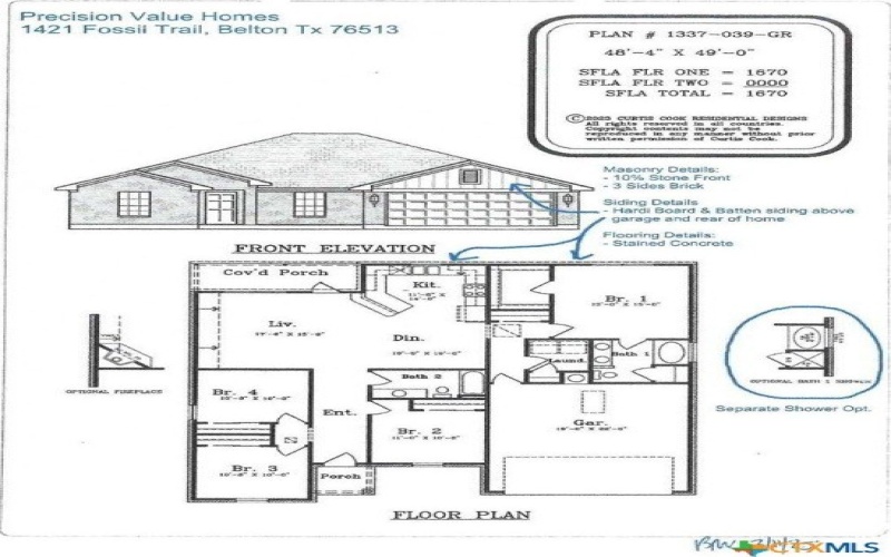 1421 Fossil Trail, Belton, TX 76513, 4 Habitaciones Habitaciones , ,2 BañosBaños,Residential,En Venta,1421 Fossil Trail,577251