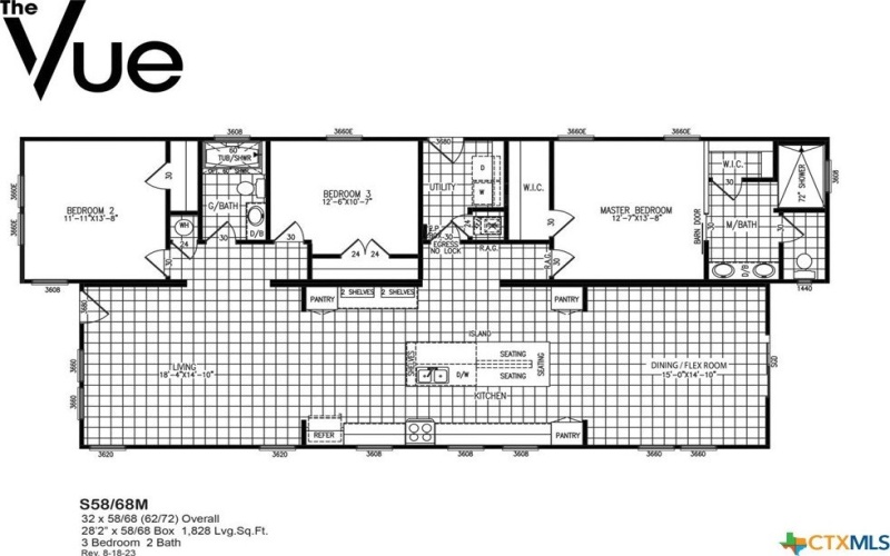Lot 14 E Wisteria Lane, Smiley, TX 78159, 3 Bedrooms Bedrooms, ,2 BathroomsBathrooms,Residential,For Sale,Lot 14 E Wisteria Lane,575411
