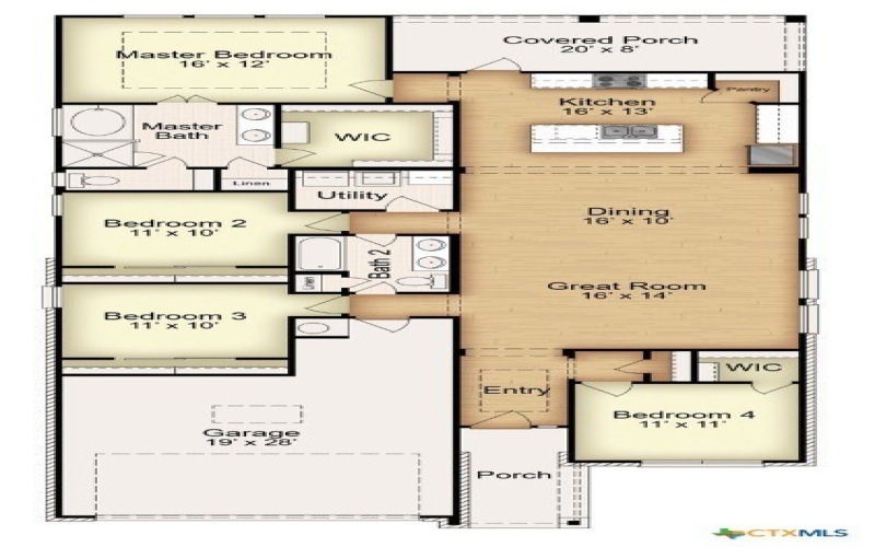 7209 Touchstone Drive, Temple, TX 76502, 4 Habitaciones Habitaciones , ,2 BañosBaños,Residential,En Venta,7209 Touchstone Drive,575724