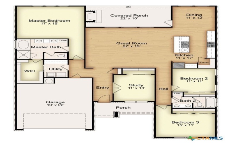 1225 Bending Branch Way, Temple, TX 76502, 3 Bedrooms Bedrooms, ,2 BathroomsBathrooms,Residential,For Sale,1225 Bending Branch Way,576579