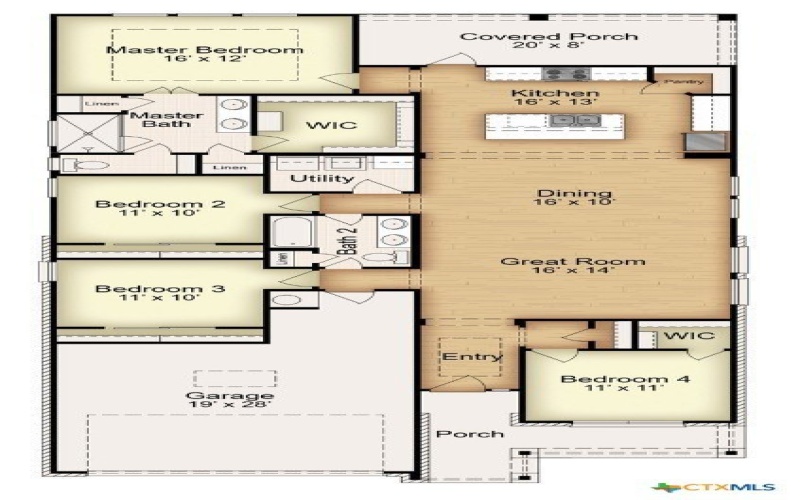 1241 Bending Branch Way, Temple, TX 76502, 4 Habitaciones Habitaciones , ,2 BañosBaños,Residential,En Venta,1241 Bending Branch Way,0,576602