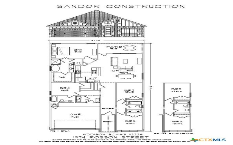 1974 Rosson Street, Nolanville, TX 76559, 4 Habitaciones Habitaciones , ,3 BañosBaños,Residential,En Venta,1974 Rosson Street,578301