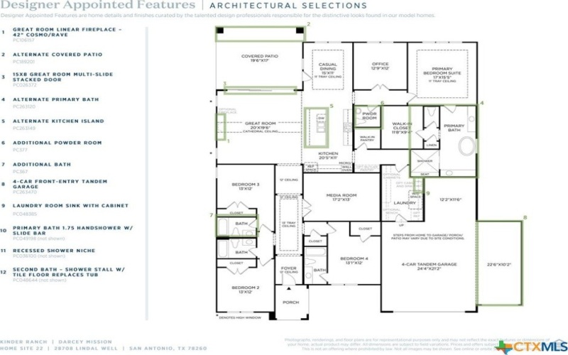 28708 Lindal Point, San Antonio, TX 78260, 4 Habitaciones Habitaciones , ,5 BañosBaños,Residential,En Venta,28708 Lindal Point,0,578531