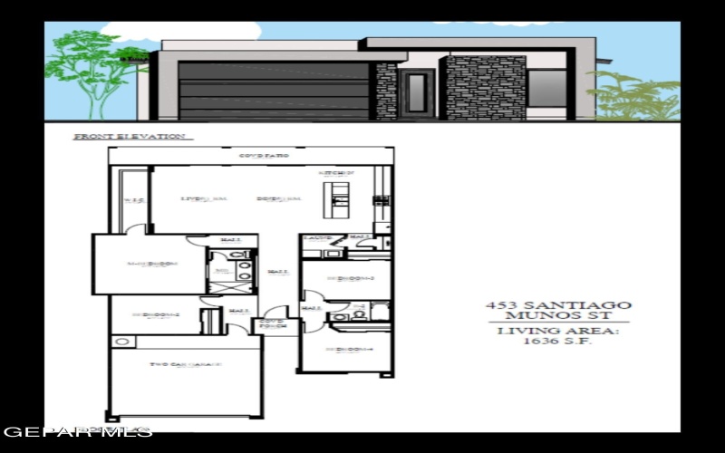 465 SANTIAGO MUNOS Street, Vinton, TX 79821, 4 Habitaciones Habitaciones , ,1 BañoBaños,Residential,En Venta,465 SANTIAGO MUNOS Street,922456