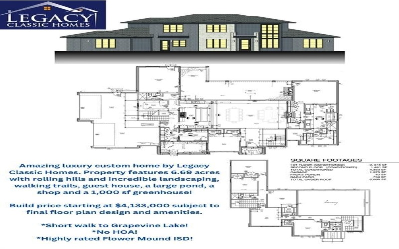 7517 Sunnyview Lane, Flower Mound, TX 75022, 5 Bedrooms Bedrooms, ,5 BathroomsBathrooms,Residential,For Sale,7517 Sunnyview Lane,20782115