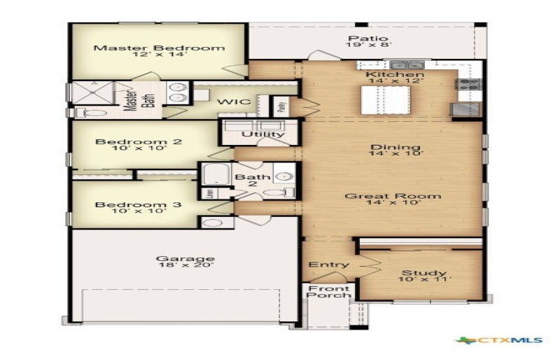 622 Seven Springs Drive, Temple, TX 76502, 3 Bedrooms Bedrooms, ,2 BathroomsBathrooms,Residential,For Sale,622 Seven Springs Drive,551729
