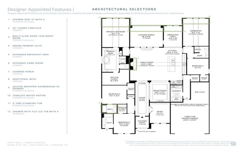 2450 Dena Drive, Prosper, TX 75078, 3 Habitaciones Habitaciones , ,3 BañosBaños,Residential,En Venta,2450 Dena Drive,20875711
