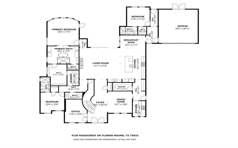 4120 Ridgecrest Drive, Flower Mound, TX 75022, 5 Habitaciones Habitaciones , ,6 BañosBaños,Residential,En Venta,4120 Ridgecrest Drive,20911099
