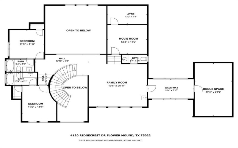 4120 Ridgecrest Drive, Flower Mound, TX 75022, 5 Habitaciones Habitaciones , ,6 BañosBaños,Residential,En Venta,4120 Ridgecrest Drive,20911099