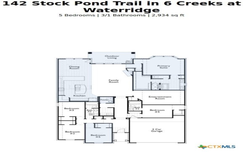 142 Stock Pond Trail, Kyle, TX 78640, 5 Habitaciones Habitaciones , ,3 BañosBaños,Residential,En Venta,142 Stock Pond Trail,567500