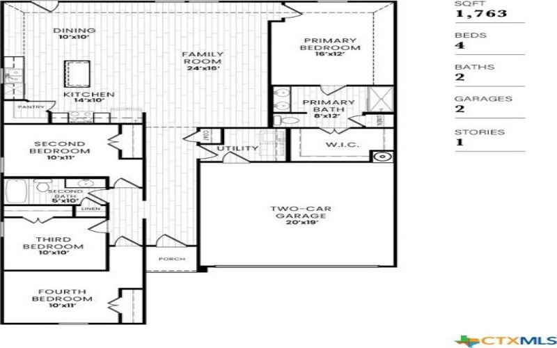 935 Antelope Trail, Temple, TX 76504, 4 Habitaciones Habitaciones , ,2 BañosBaños,Residential,En Venta,935 Antelope Trail,534970