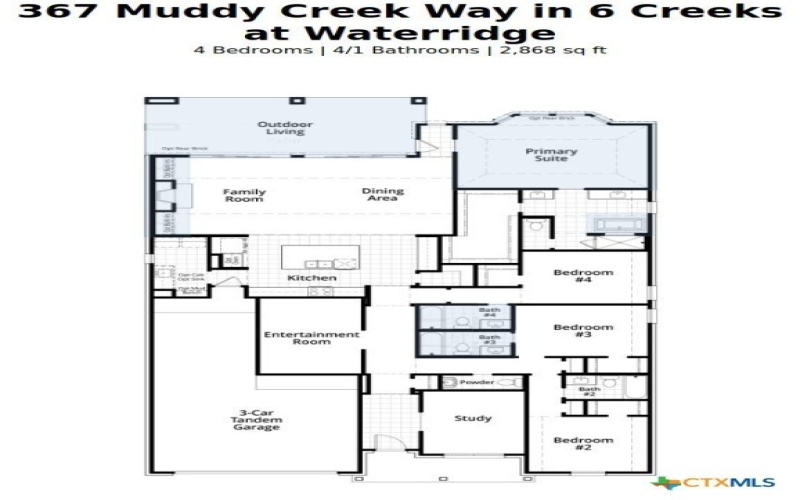 367 Muddy Creek, Kyle, TX 78640, 4 Habitaciones Habitaciones , ,5 BañosBaños,Residential,En Venta,367 Muddy Creek,573819