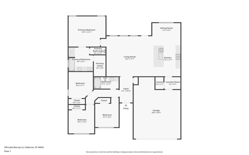 709 Lake Murray Lane, Cleburne, TX 76033, 4 Habitaciones Habitaciones , ,2 BañosBaños,Residential,En Venta,709 Lake Murray Lane,20940822