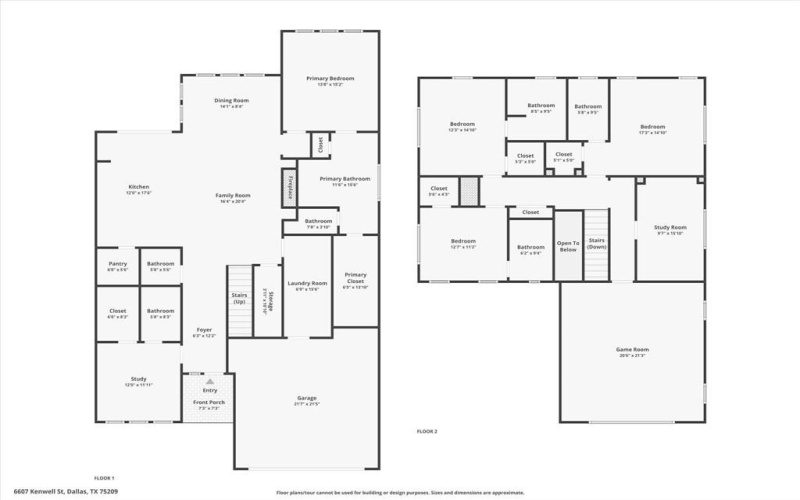 6607 Kenwell Street, Dallas, TX 75209, 5 Habitaciones Habitaciones , ,6 BañosBaños,Residential,En Venta,6607 Kenwell Street,20950144