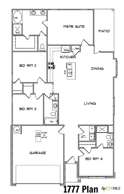 1410 Flatland Trail, Temple, TX 76502, 4 Habitaciones Habitaciones , ,3 BañosBaños,Residential,En Venta,1410 Flatland Trail,581614