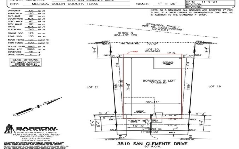 3519 San Clemente Drive, Melissa, TX 75454, 5 Habitaciones Habitaciones , ,5 BañosBaños,Residential,En Venta,3519 San Clemente Drive,20953311