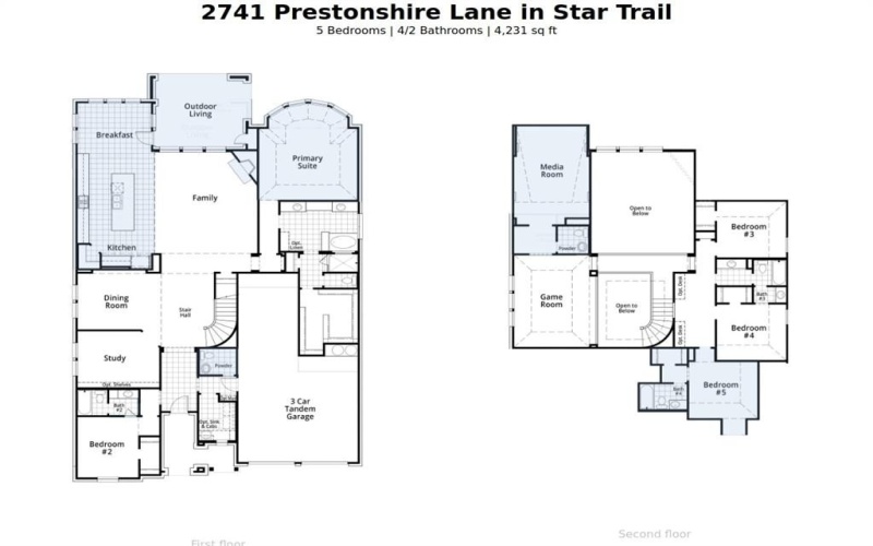 2741 Prestonshire Lane, Prosper, TX 75078, 5 Habitaciones Habitaciones , ,5 BañosBaños,Residential,En Venta,2741 Prestonshire Lane,20954660