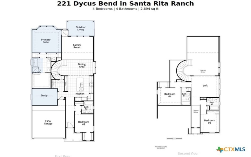 221 Dycus Bend, Liberty Hill, TX 78642, 4 Bedrooms Bedrooms, ,5 BathroomsBathrooms,Residential,For Sale,221 Dycus Bend,582369