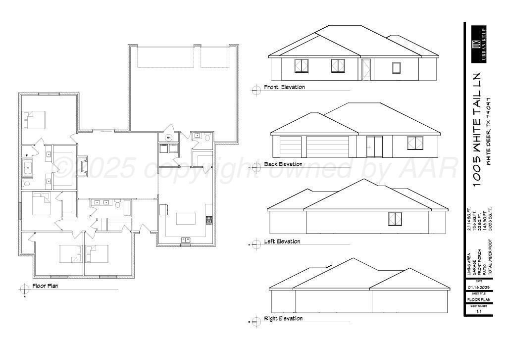 1005 White Tail Lane, White Deer, TX 79097, 4 Habitaciones Habitaciones , ,2 BañosBaños,Residential,En Venta,1005 White Tail Lane,25-3011