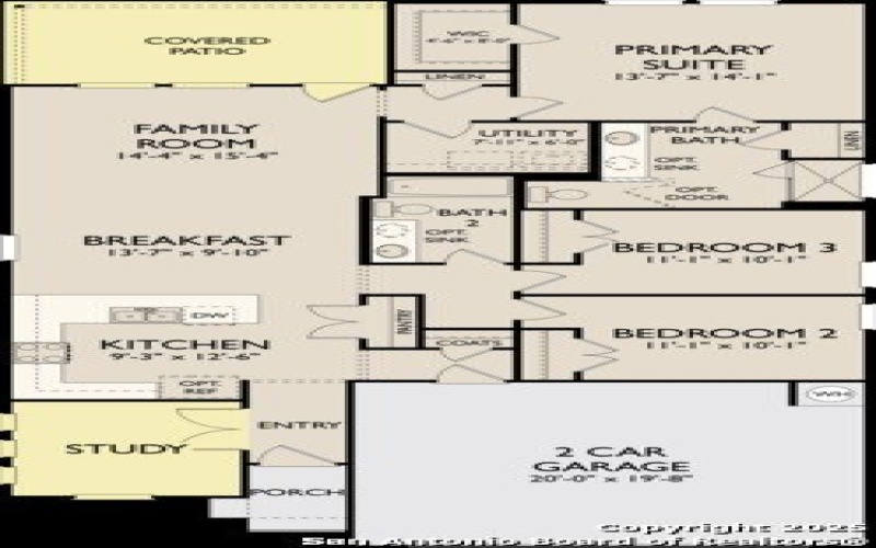 7011 Lower Crossing, San Antonio, TX 78252, 3 Bedrooms Bedrooms, ,2 BathroomsBathrooms,Residential,For Sale,7011 Lower Crossing,1873312