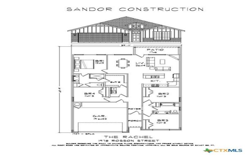 1978 Rosson Street, Nolanville, TX 76559, 4 Bedrooms Bedrooms, ,2 BathroomsBathrooms,Residential,For Sale,1978 Rosson Street,582811