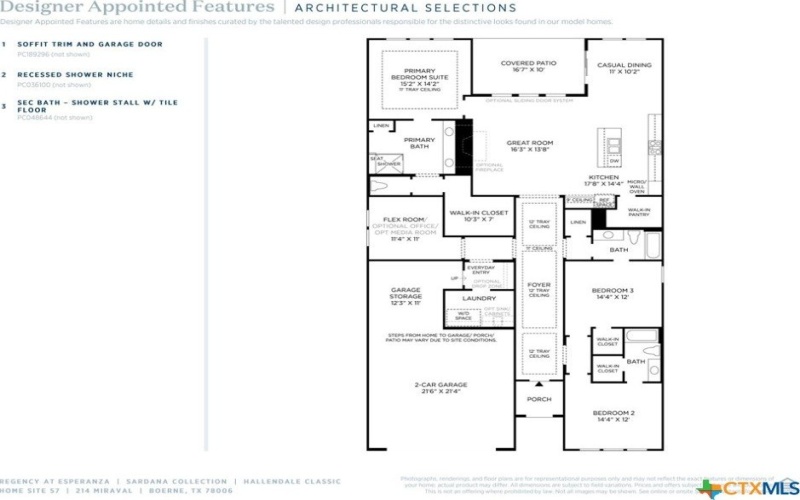 214 Miraval, Boerne, TX 78006, 3 Habitaciones Habitaciones , ,3 BañosBaños,Residential,En Venta,214 Miraval,583364
