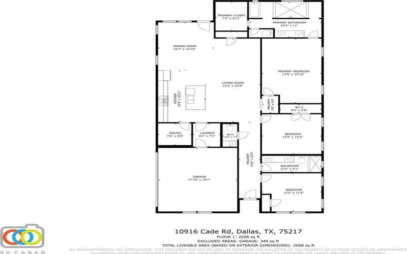 10916 Cade Road, Dallas, TX 75217, 3 Bedrooms Bedrooms, ,2 BathroomsBathrooms,Residential,For Sale,10916 Cade Road,20967539