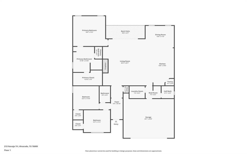 213 Navajo Trail, Alvarado, TX 76009, 3 Bedrooms Bedrooms, ,2 BathroomsBathrooms,Residential,For Sale,213 Navajo Trail,20973985